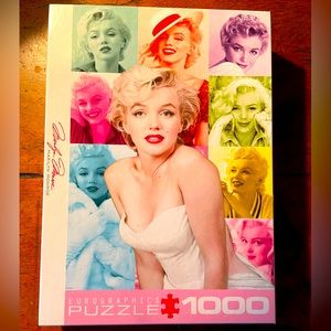 MARILYN MONROE 1,000 PIECE PUZZLE EUROGRAPHICS MINT & COMPLETE MADE IN CANADA !